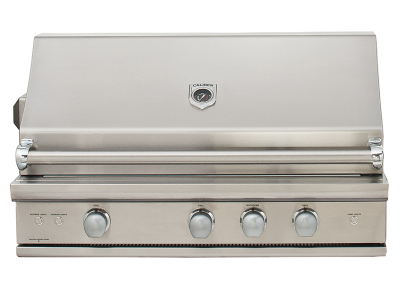 42" Caliber Crossflame Pro Propane Gas Grill in Stainless Steel - CGP42-2G-1SR-L