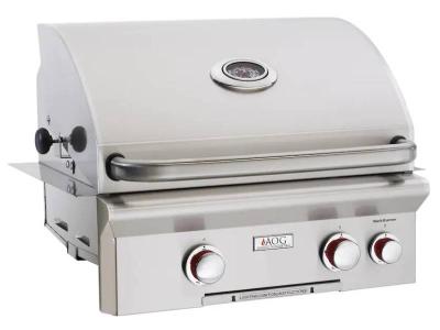 24" American Outdoor Grill T-Series 2-Burner Built-In Natural Gas Grill - 24NBT