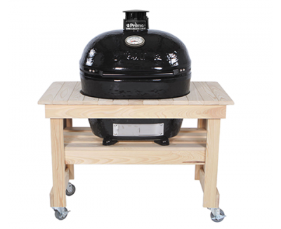 Primo X-Large Oval Ceramic Charcoal Kamado Grill - X-Large Charcoal