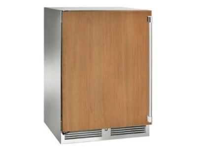 24" Perlick Outdoor Signature Series Left-Hinged Undercounter Freezer in Solid Panel Ready Door with Door Lock - HP24FO42LL
