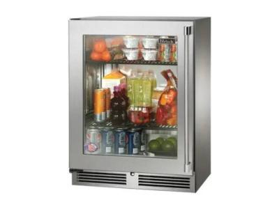 24" Perlick 3.1 Cu. Ft. Signature Series Shallow Depth Outdoor Refrigerator - HH24RO43LL