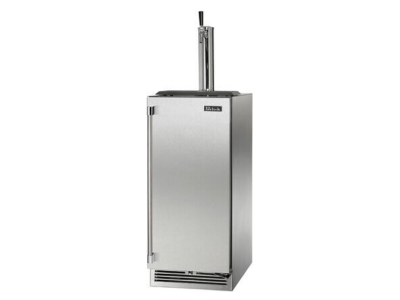 15" Perlick Outdoor Signature Series Right-Hinged Beverage Dispenser in Solid Stainless Steel Door - HP15TO41RL1