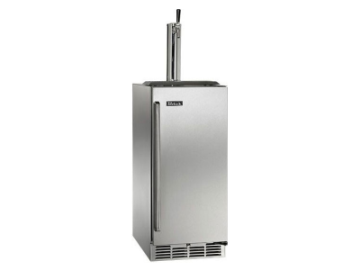 15" Perlick Outdoor Signature Series  Right-Hinged Beverage Dispenser in Solid Stainless Steel Door - HP15TO41R1