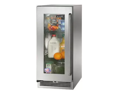 15" Perlick Signature Series Outdoor Built-in Compact Refrigerator - HP15RO43L