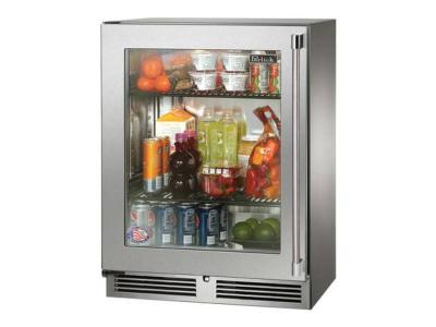 24" Perlick 3.1 Cu. Ft. Signature Series Shallow Depth Outdoor Refrigerator - HH24RO43L