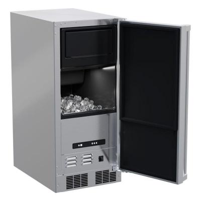 15" Marvel Outdoor Built-In Clear Ice Machine In Stainless Steel - MOCL215-SS01B