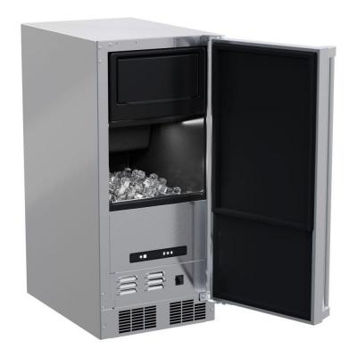 15" Marvel Outdoor Built-In Clear Ice Machine With Factory-Installed Pump - MOCP215-SS01B