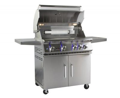 28" Bonfire 4 Burner Double Door Liquid Propane Gas Grill - CBF4DD-LP