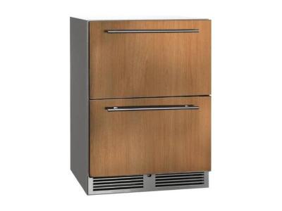 24" Perlick 5.20 Cu. Ft. C-Series Outdoor Refrigerated Drawers - HC24RO46