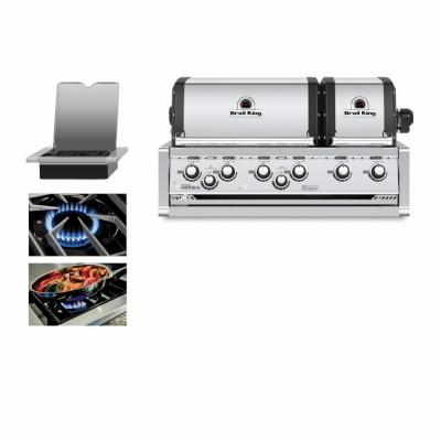 Broil King Imperial S 690 Built-in Liquid Propane Grill with 6 Stainless Steel Dual-Tube Burners - 957084 LP