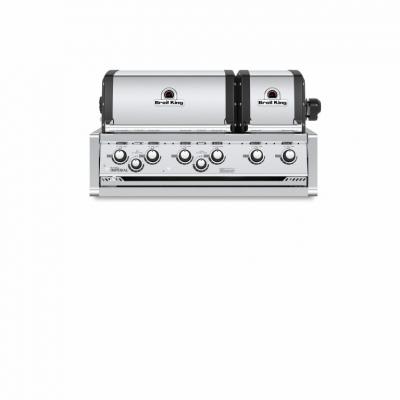 Broil King Imperial S 690 Built-in Natural Gas Grill with 6 Stainless Steel Dual-Tube Burners - 957087 NG