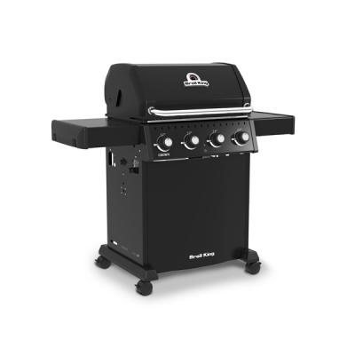 Broil King Crown 410 Liquide Propane Grill with 4 Stainless Steel Dual-Tube Burners - 865054 LP