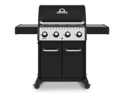 Broil King Crown 410 Liquide Propane Grill with 4 Stainless Steel Dual-Tube Burners - 865054 LP