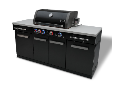Mont Alpi Island Grill in Black Stainless Steel - MA-957