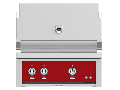 30" Hestan Outdoor Built-In Grill With Natural Gas in Matador - GSBR30-NG-RD