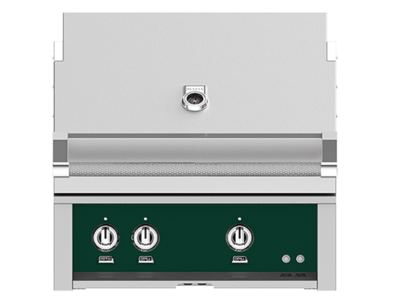 30" Hestan Outdoor Built-In Grill With Natural Gas in Grove - GSBR30-NG-GR