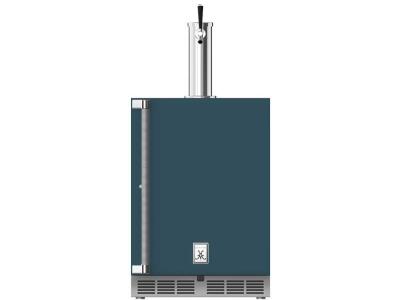 24" Hestan GFDS Series 5.2 cu. ft. Outdoor Single Faucet Beer Dispenser  - GFDSR241-GG