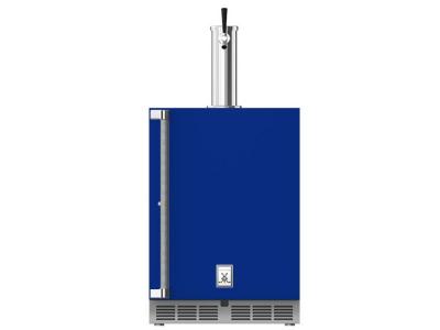 24" Hestan GFDS Series 5.2 cu. ft. Outdoor Single Faucet Beer Dispenser  - GFDSR241-BU