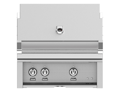 30" Hestan Outdoor Built-In Grill With Liquid Propane in Stainless Steel - GABR30-LP