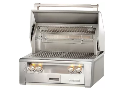 30" Alfresco Built-In Luxury Grill with 542 sq. in. Grilling Surface in Stainless Steel - ALXE-30