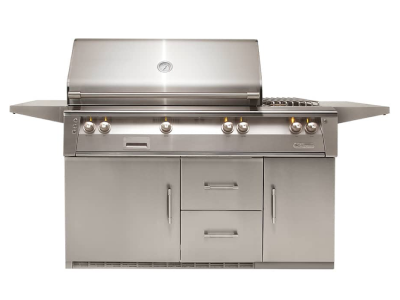 56" Alfresco Luxury Deluxe Natural Gas Grill with 770 sq. in. Grilling Space - ALXE-56SZR
