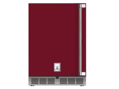 24" Hestan 5.2 Cu. Ft. GRS Series Left Hinge Outdoor Undercounter Refrigerator - GRSL24-BG