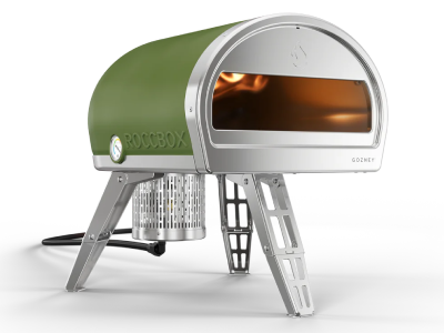 16" Gozney Roccbox Outdoor Portable Restaurant Grade Pizza Oven in Olive Green - GRPOLUS1073