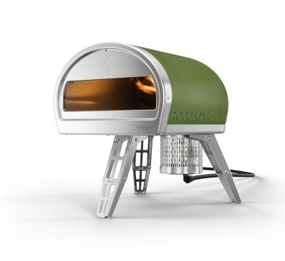 16" Gozney Roccbox Outdoor Portable Restaurant Grade Pizza Oven in Olive Green - GRPOLUS1073