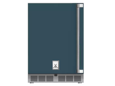 24" Hestan 5.2 Cu. Ft. GRS Series Left Hinge Outdoor Undercounter Refrigerator - GRSL24-GG