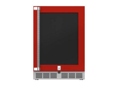 24" Hestan GRWG Series Outdoor Dual Zone Refrigerator with Wine Storage  - GRWGR24-RD