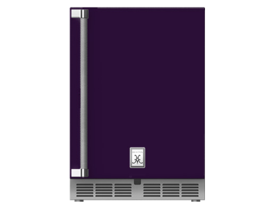 24" Hestan 5.2 Cu. Ft. GRS Series Right Hinge Outdoor Undercounter Refrigerator - GRSR24-PP