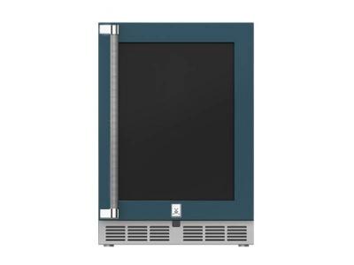24" Hestan GRWG Series Outdoor Dual Zone Refrigerator with Wine Storage  - GRWGR24-GG