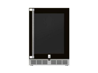 24" Hestan GRWG Series Outdoor Dual Zone Refrigerator with Wine Storage  - GRWGR24-BK