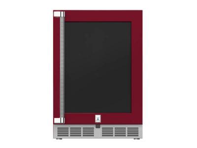 24" Hestan GRWG Series Outdoor Dual Zone Refrigerator with Wine Storage  - GRWGR24-BG