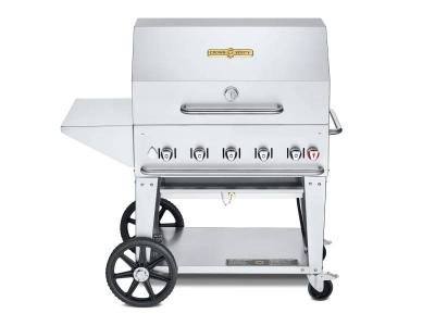 36" Crown Verity Natural Gas Mobile Grill Package - CV-MCB-36PKG-NG