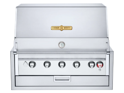 36" Crown Verity Infinite Series Natural Gas Built-In Grill with Light Package - IBI36NG-LT