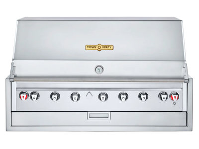 48" Crown Verity Infinite Series Natural Gas Built-In Single Dome Grill with Light Package - IBI48NG-LT