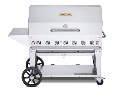 48" Crown Verity Natural Gas Mobile Grill Package - CV-MCB-48PKG-NG