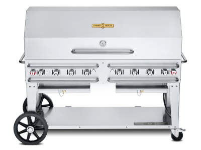 60" Crown Verity Liquide Propane Rental Grill with 1 Dome Package - CV-RCB-60-1RDP