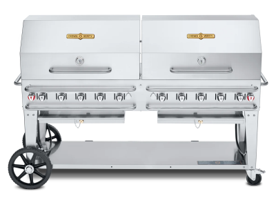 72" Crown Verity Liquide Propane Rental Grill with Dome Package - CV-RCB-72RDP