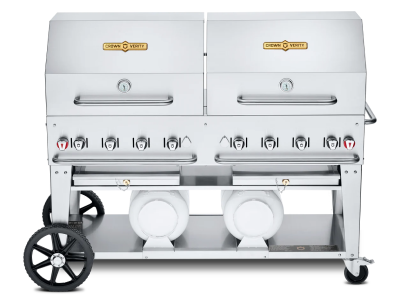 60" Crown Verity Liquide Propane Club Series Grill and Dome Package - CV-CCB-60RDP