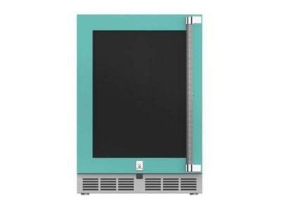 24" Hestan GRWG Series Outdoor Dual Zone Refrigerator with Wine Storage  - GRWGL24-TQ