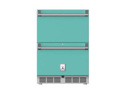 24" Hestan GRF Series Outdoor Refrigerator Drawer and Freezer Drawer - GRFR24-TQ