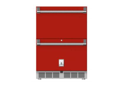24" Hestan GRF Series Outdoor Refrigerator Drawer and Freezer Drawer - GRFR24-RD