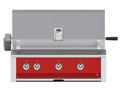 36" Aspire by Hestan Built-in Natural Gas Grill with Stainless Steel Tubular Burner - EMBR36-NG-RD