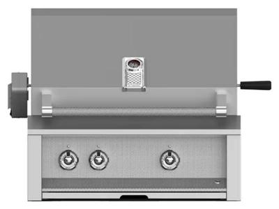 30" Aspire By Hestan Built-In Liquid Propane Grill with Ceramic Infrared Rotisserie - EMBR30-LP
