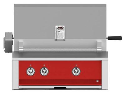 30" Aspire By Hestan Built-In Liquid Propane Grill with Ceramic Infrared Rotisserie - EMBR30-LP-RD
