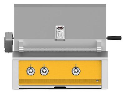 30" Aspire By Hestan Built-In Liquid Propane Grill with Ceramic Infrared Rotisserie - EMBR30-LP-YW