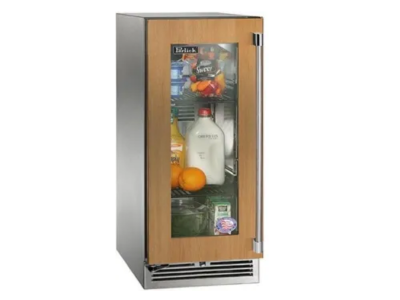 15" Perlick Signature Series Outdoor Built-in Compact Refrigerator - HP15RO44LL