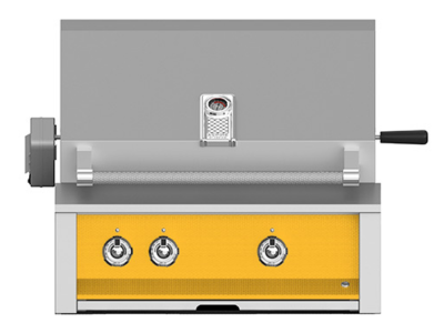30" Aspire By Hestan Built-In Grill with Rotisserie - EABR30-NG-YW